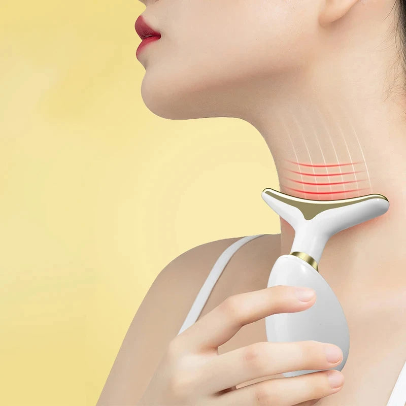 Soft Anti-Neck Beauty Device - Wrinkle Remover & Skin Tightening Massager for Youthful Skin