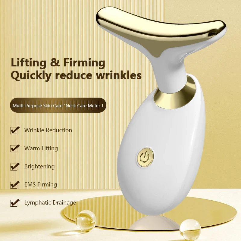 Soft Anti-Neck Beauty Device - Wrinkle Remover & Skin Tightening Massager for Youthful Skin