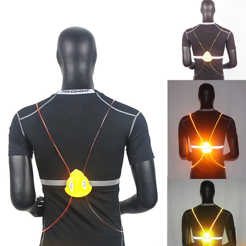Lumi360 Night Sport Vest – High-Visibility LED Vest for Night Running & Cycling
