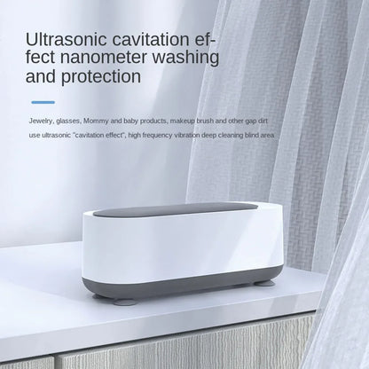 Portable Ultrasonic Cleaner – Sparkling Clean Jewelry, Eyeglasses & More in Minutes!