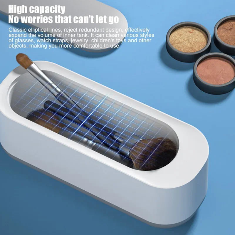 Portable Ultrasonic Cleaner – Sparkling Clean Jewelry, Eyeglasses & More in Minutes!