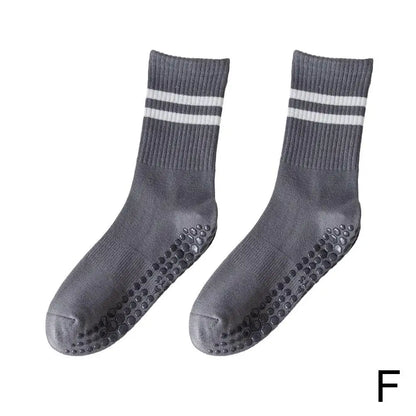 Non-Slip Yoga Socks - Professional Grip Mid-Tube Pilates Fitness Socks - Pals Moda