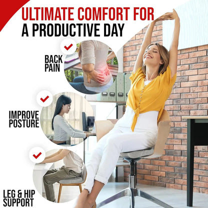 Ergonomic Memory Foam Office Cushion - Perfect for Long Sitting Sessions