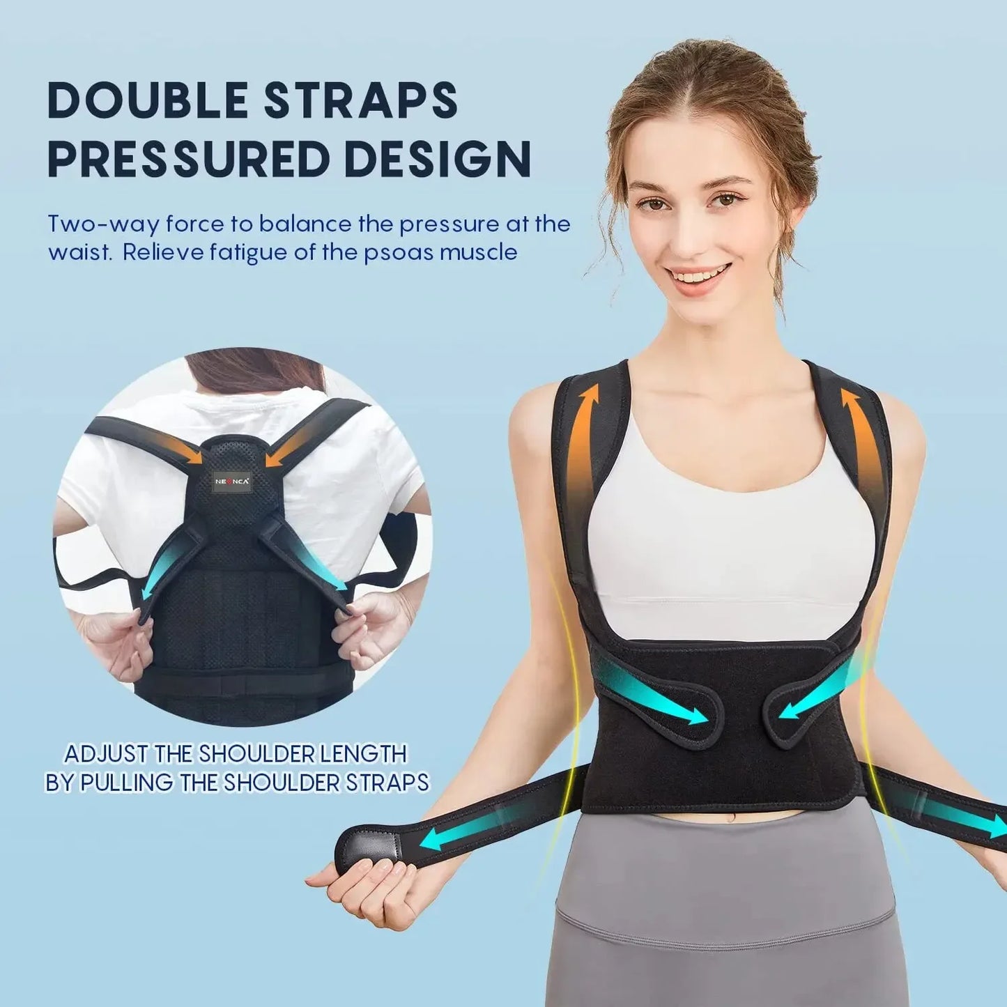 Posture Corrector & Back Brace – Scoliosis and Hunchback Correction for Men & Women