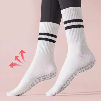 Non-Slip Yoga Socks - Professional Grip Mid-Tube Pilates Fitness Socks - Pals Moda