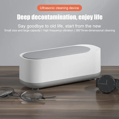 Portable Ultrasonic Cleaner – Sparkling Clean Jewelry, Eyeglasses & More in Minutes!