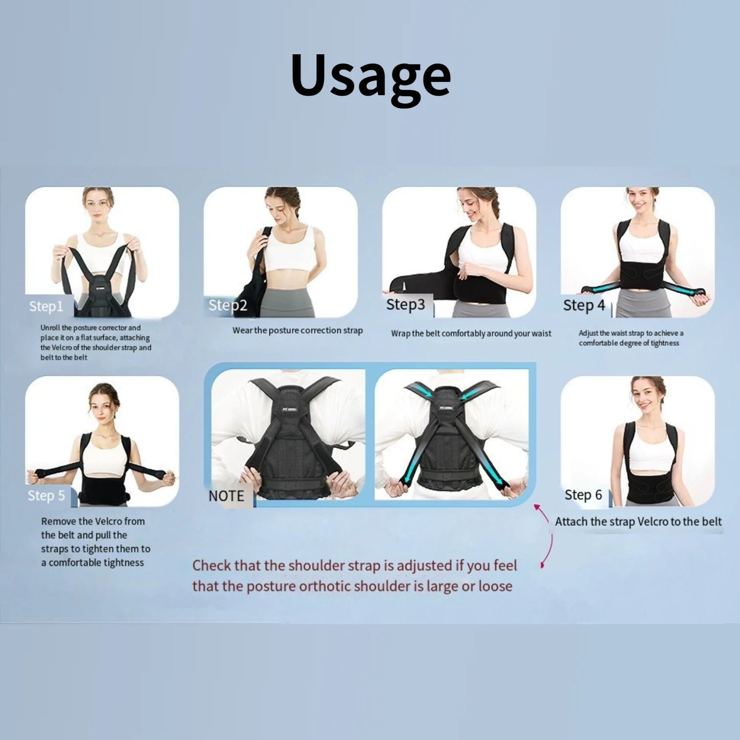 Posture Corrector & Back Brace – Scoliosis and Hunchback Correction for Men & Women