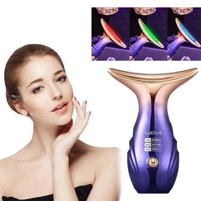 RF EMS Facial Lifting Massager – Anti-Wrinkle, Skin Tightening & Microcurrent Neck Beauty Device for Youthful Skin