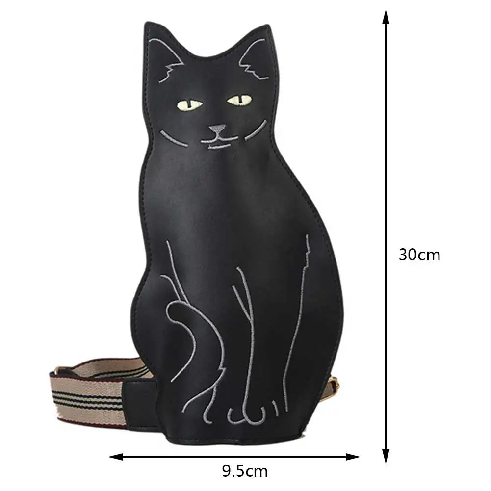 Cute Cat-Shaped Crossbody Bag – Adjustable, Waterproof, and Perfect for Cat Lovers